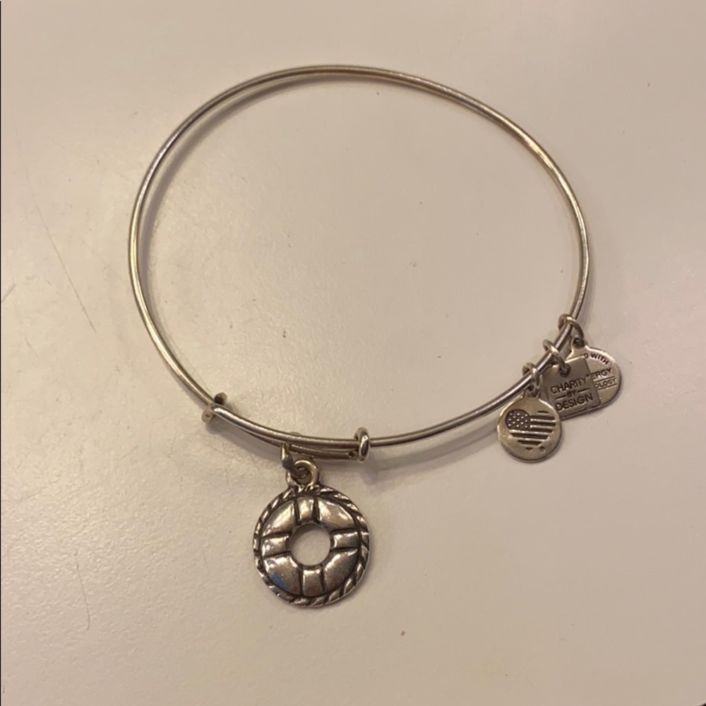 Alex and Ani Silver Life Preserver Bracelet